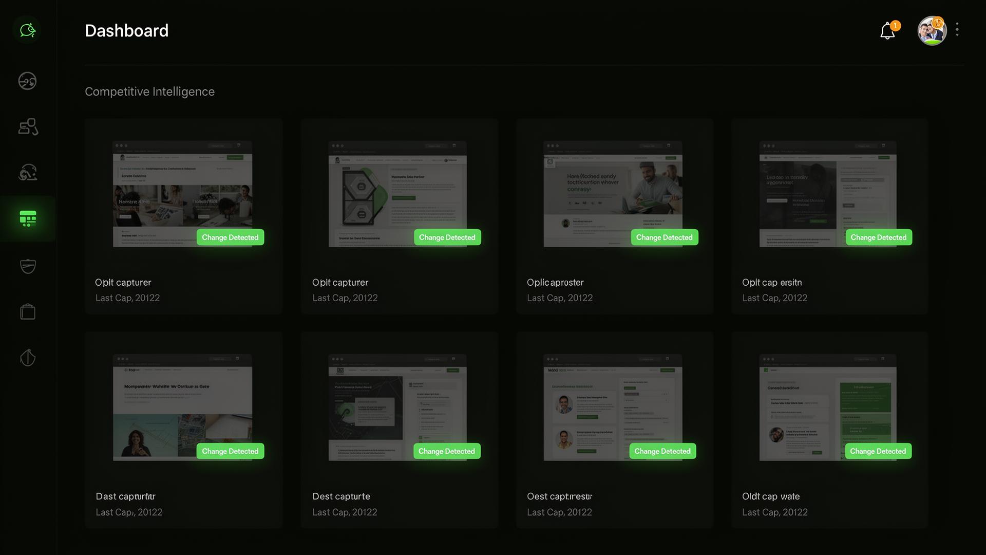Ulavu competitive intelligence dashboard